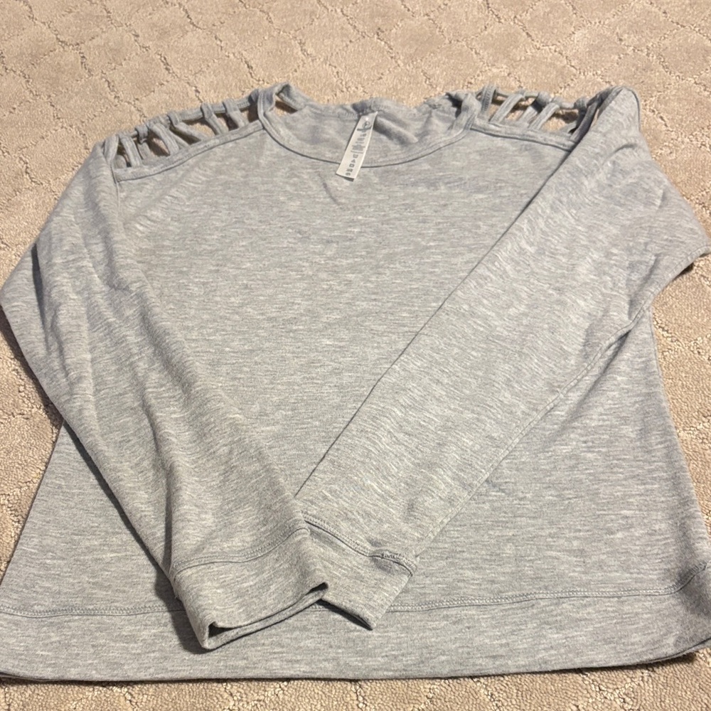 90 Degree By Reflex Light Gray Top